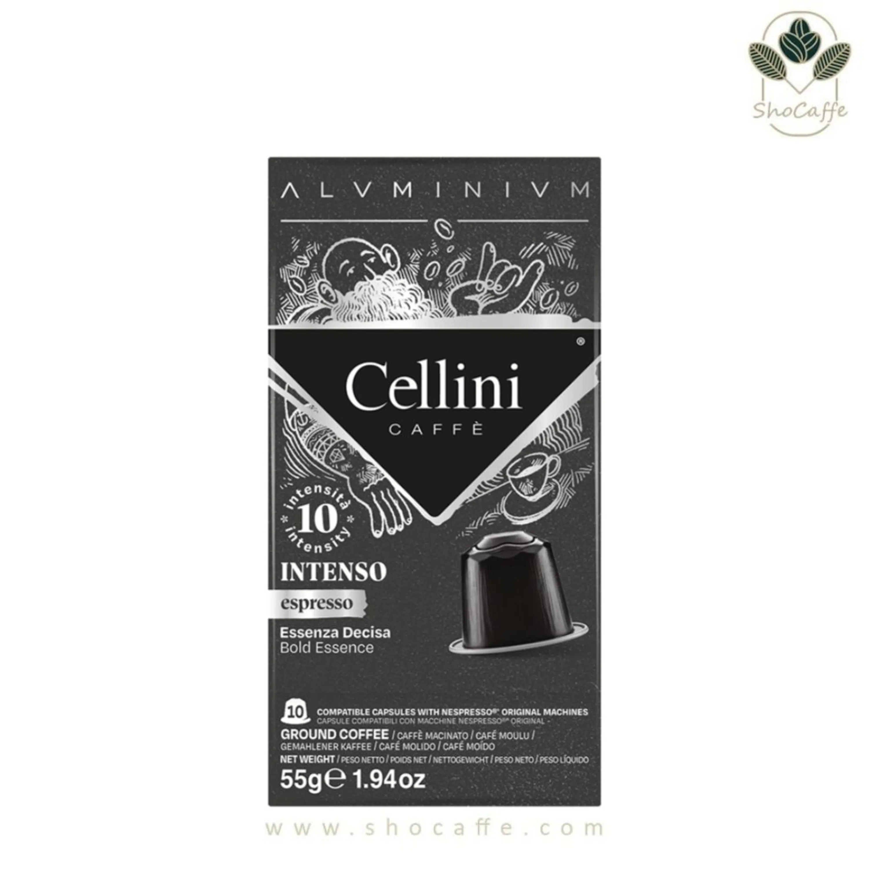کپسول قهوه نسپرسو چلینی اینتنسو Cellini Intenso